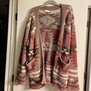 New In Western Chunky Cardigan (Bought through a boutique) Medium